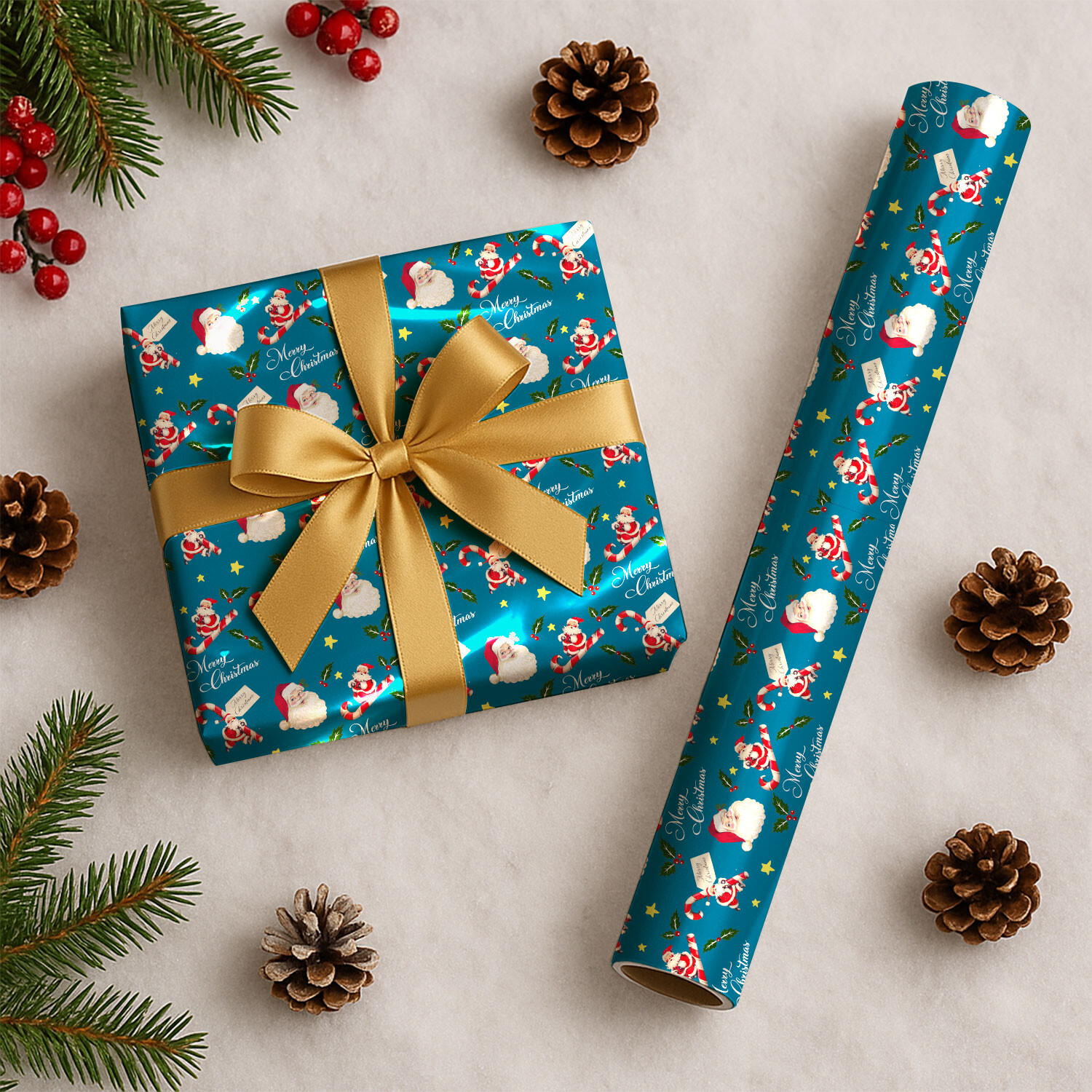 Personalized Christmas Gift Wrapping Paper
