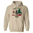 thumbnail image 1 of Merry Catmas Hoodie Sweatshirt Unisex 4X-Large Sand, 1 of 5