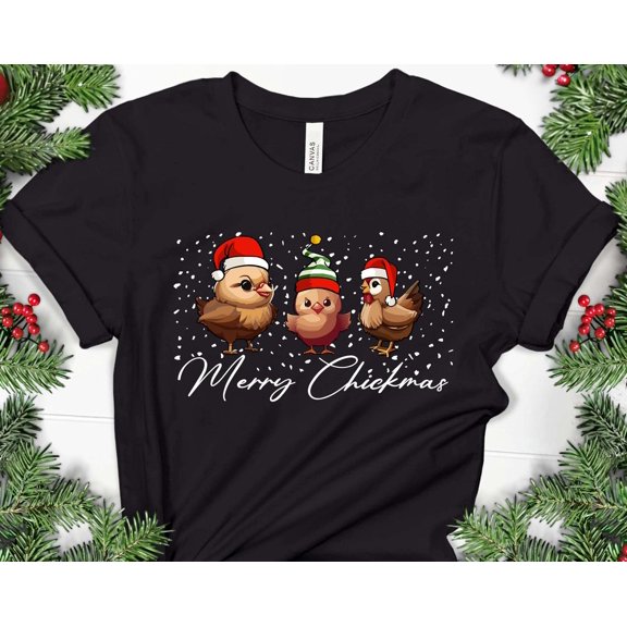 Merry Chickmas Chicken Lover T-Shirt