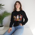 thumbnail image 1 of Merry Chickmas Sweatshirts, Chicken Sweatshirts, Christmas Sweatshirts, 1 of 5