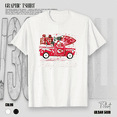 thumbnail image 1 of Merry Chiefsmas Red Truck Holiday Football Fan Art Unisex T-Shirt, up to size 5XL, 1 of 2