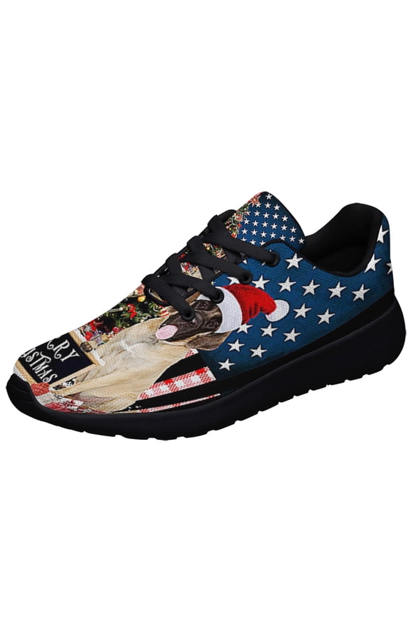 Merry ChriStas English MaStff Shoes Sneakers Black Size 11.5