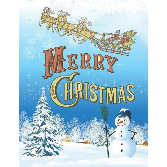 Merry Christmas: A Beautiful Coloring Book With Christmas Design For Kids