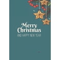 thumbnail image 1 of Merry Christmas AND HAPPY NEW YEAR : a beautiful coloring book with Christmas designs on a black background, for gloriously vivid colors (Paperback), 1 of 1