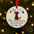 thumbnail image 1 of Merry Christmas Acrylic Tree Pendant, 8 Cm 2D Hanging Ornament Pre-Tied Red Ribbon Lightweight Window Wreath Cute Holiday Tree Decor, 1 of 3