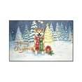 thumbnail image 1 of Merry Christmas Akita Snowy Winter with Gifts Tree Decorations Indoor Rug Inu Dog Lover Carpet Living Bed Room Sofa Home Decor - 12020, 1 of 5