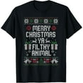 thumbnail image 1 of Merry Christmas Animal Filthy Ya Xmas Pajama T-Shirt TShirt, 1 of 4