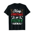 thumbnail image 1 of Merry Christmas Animal Filthy Ya Xmas Pajama T-Shirt, 1 of 5