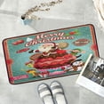 thumbnail image 1 of Merry Christmas Anti Fatigue Kitchen Floor Mat Area Rug Santa Dessert Non Slip Absorbent Comfort Standing Mat Kitchen Runner Rug for Hallway Entryway Bathroom Living Room Bedroom 39 x 20 Inches, 1 of 6