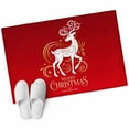 thumbnail image 1 of Merry Christmas Area&nbsp;Rug 2x3ft Abstract Red Reindeer Winter Animal Modern Non-Slip&nbsp;Washable Square&nbsp;Rugs Soft Felt Indoor Floor Mat for Bedroom Kitchen Living Room Bathroom, 1 of 9