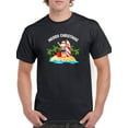 thumbnail image 1 of Merry Christmas At The Beach T-Shirt Men -Smartprints Designs, Male Medium, 1 of 4