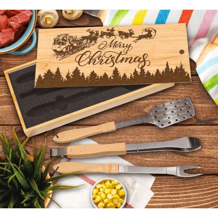 Merry Christmas BBQ Set