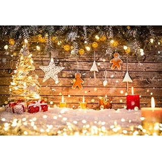 Aperturee Sweet Candle Glitter Lights Christmas Backdrop | Xmas Backdrop | Christmas Backdrops for Photography | Christmas Photoshoot Backgrounds