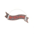 thumbnail image 1 of Diva At Home 14.2” Red and Metallic Gray Merry Christmas“ Printed Rectangular Banner, 1 of 1