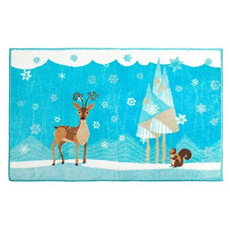 Christmas Bath Mat, Holiday Bathroom, Bath Mat for Kids, Kids Christmas  Bathroom