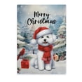 thumbnail image 1 of Merry Christmas Bichon Frise Enjoys Woofmas Winter Xmas Holiday Vertical Matte Canvas Poster Bichons Dog Lovers Gifts Idea Wall Art Home Decor - 02022, 1 of 5