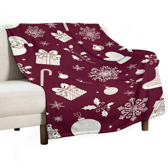 Merry Christmas Blanket for Bed Throw Blanket for Women, Men Super Soft Plush Blanket Throw, Print Blanket