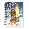 thumbnail image 1 of Merry Christmas Bloodhound Snowy Winter with Gifts Tree Decorations Spiral Bound Journal Dog Lover 5x7in Spiral Notebook - 12020, 1 of 5
