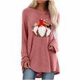 thumbnail image 1 of Merry Christmas Blouses for Women Long Sleeve Crewneck Cute Graphic Printed Pullover Tops Lightweight Shirt Tunic Tops, 1 of 5