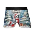 thumbnail image 1 of Merry Christmas Border Collie Enjoys Woofmas Winter Xmas Holiday All Over Print Boxer Briefs Underwear for Men Dad Borders Dog Lovers Gifts Idea - 02022, 1 of 6