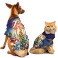 thumbnail image 1 of Merry Christmas British Shorthair Santa Hat Xmas Tree Winter Holiday Hawaiian Summer Shirt for Small Medium Large Dog Cat Cat Lover Kitten Owner Gifts - 01013, 1 of 6