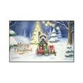 thumbnail image 1 of Merry Christmas Cairn Terrier Snowy Winter with Gifts Tree Decorations Indoor Rug Cairns Dog Lover Carpet Living Bed Room Sofa Home Decor - 12020, 1 of 5
