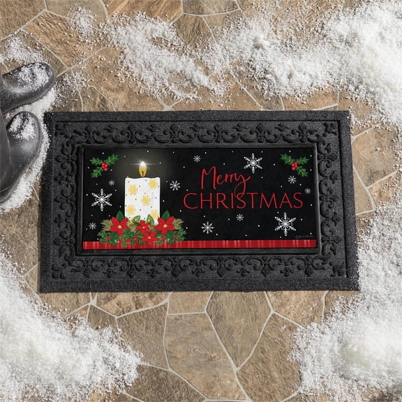 Merry Christmas Candle Sassafras Switch Mat