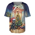 thumbnail image 1 of Merry Christmas Cane Corso Santa Hat Xmas Tree Winter Holiday All Over Print 3D Baseball Shirt Italian Mastiff Dog Lover Gifts Idea Softball Sport - 01013, 1 of 6