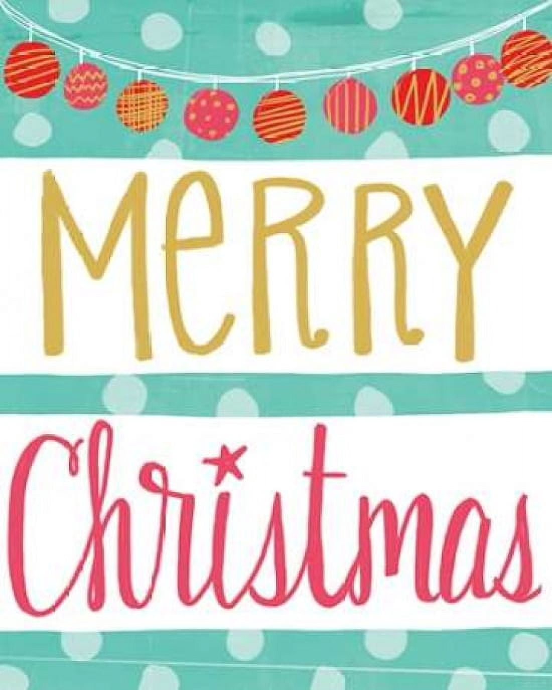 Merry Christmas Canvas Art - Katie Doucette (24 x 30)