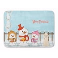 thumbnail image 1 of Christmas Bedlington Terrier Sandy Machine Washable Memory Foam Mat, 1 of 4
