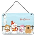 thumbnail image 1 of Merry Christmas Carolers Chow Chow Cream Wall or Door Hanging Prints, 1 of 1