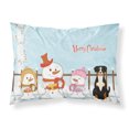 thumbnail image 1 of Merry Christmas Carolers Entlebucher Fabric Standard Pillowcase, 1 of 2