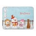thumbnail image 1 of Merry Christmas Carolers Irish Terrier Machine Washable Memory Foam Mat, 1 of 4