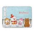 thumbnail image 1 of Merry Christmas Norwich Terrier Machine Washable Memory Foam Mat, 1 of 4