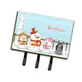 thumbnail image 1 of Merry Christmas Carolers Shih Tzu Black Silver Leash or Key Holder, 1 of 4