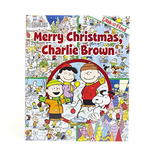 Pre-Owned Peanuts - Merry Christmas, Charlie Brown Look and Find - PI Kids (Look & Find) (Hardcover) 1450823351 9781450823357