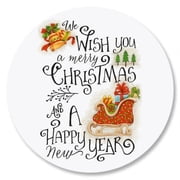 Merry Christmas Cheer - Envelope Sticker Seals, Set of 72, by Current