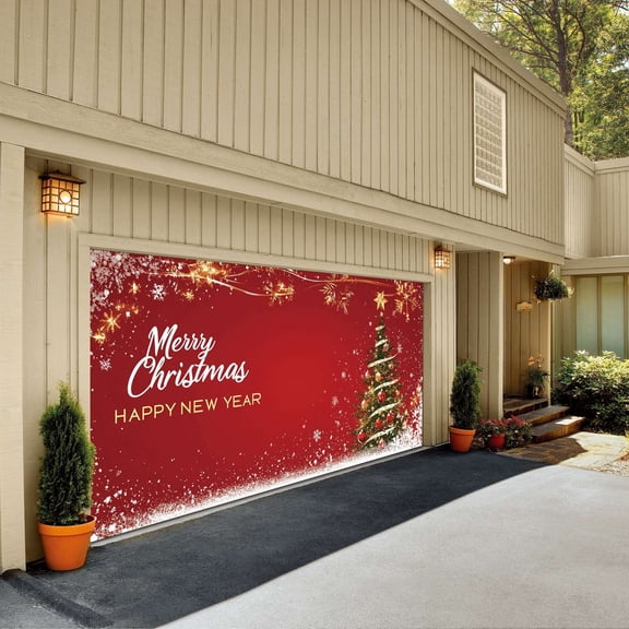 The Merry Christmas Christmas The Background Christmas Party Santa Photography Christmas Garage Door Background Party Decoration 7 * 16 Ft! String of Flags Valentines Day Garden Flag Flag Football