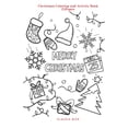 thumbnail image 1 of Merry Christmas: Christmas Coloring and Activity Book: 25Pages, (Paperback), 1 of 1