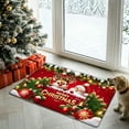 thumbnail image 1 of Merry Christmas Christmas Doormat Snowman Let it Snow Decorative Door Mat Christmas Winter Holiday Non Slip Floor Rugs Snowman Kitchen Rug for Home Indoor Outdoor Entrance Decor 16x24in, 1 of 6