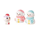 thumbnail image 1 of Merry Christmas Christmas Snowman Scene Decoration (#1 Smile Love + #13 Blue Snowman Scarf + #14 Powder Snowman Scarf),, 1 of 4
