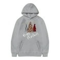 thumbnail image 1 of Merry Christmas Christmas Trees Xmas Boys & Girls Pullover Hoodie Grey 4-5 Years, 1 of 4