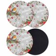 thumbnail image 1 of Merry Christmas Coasters Set of 4, Absorbent Coasters for Drinks, Poinsettia Xmas Tree Snowflake Winter Coaster for Desk Coffee Table Protection, Home Decor House Warming Gifts 4", 1 of 8