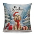 thumbnail image 1 of Merry Christmas Cocker Spaniel Enjoys Woofmas Winter Xmas Holiday Pillowcase Double Sided Cockers Dog Lover Gifts Pillow Case Covers - 02022, 1 of 3