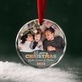 thumbnail image 1 of “Merry Christmas” Colorful Glass Ornament – Personalized Holiday Decoration Keepsake, 1 of 6
