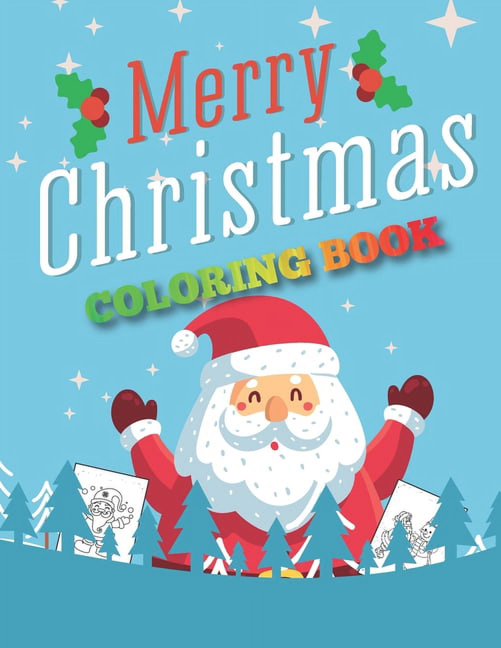 Merry Christmas Coloring Book: For Kids Fun Children's Christmas Gift ...