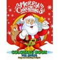 thumbnail image 1 of Merry Christmas Coloring Books for Adults Easy and Relaxing Design: Santa, Snowman, Elves and Friend, 1 of 1