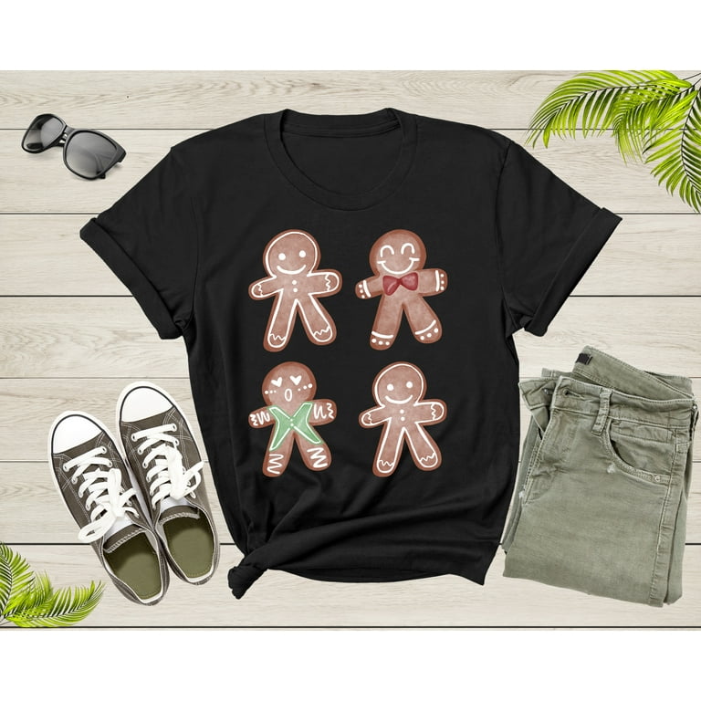 I Did It All For The Cookie Christmas Xmas Gingerbread Man T-Shirt I Did It All For The Cookie Christmas Xmas Gingerbread Man T-Shirt