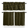 thumbnail image 1 of Merry Christmas Curtain Valances Set Bear and Tree Red Green Buffalo Plaid Kitchen Curtains 24&nbsp;inch Length Rod Pocket Valance and Tiers 3 Piece Set Small Bedroom Bathroom Laundry Decor, 1 of 7