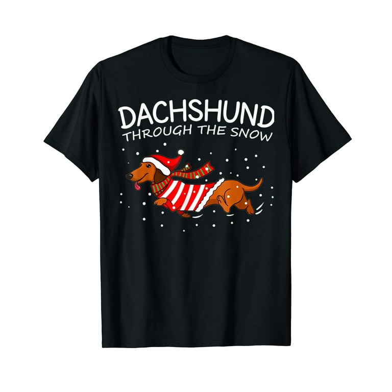 Dachshund through clearance the snow shirt